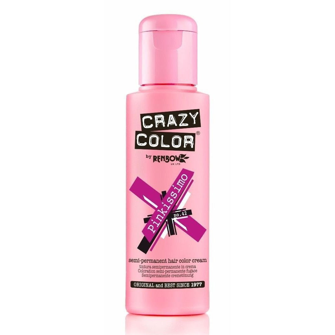 Crazy Color Pinkissimo 42 Semi Permanent Hair Color Cream