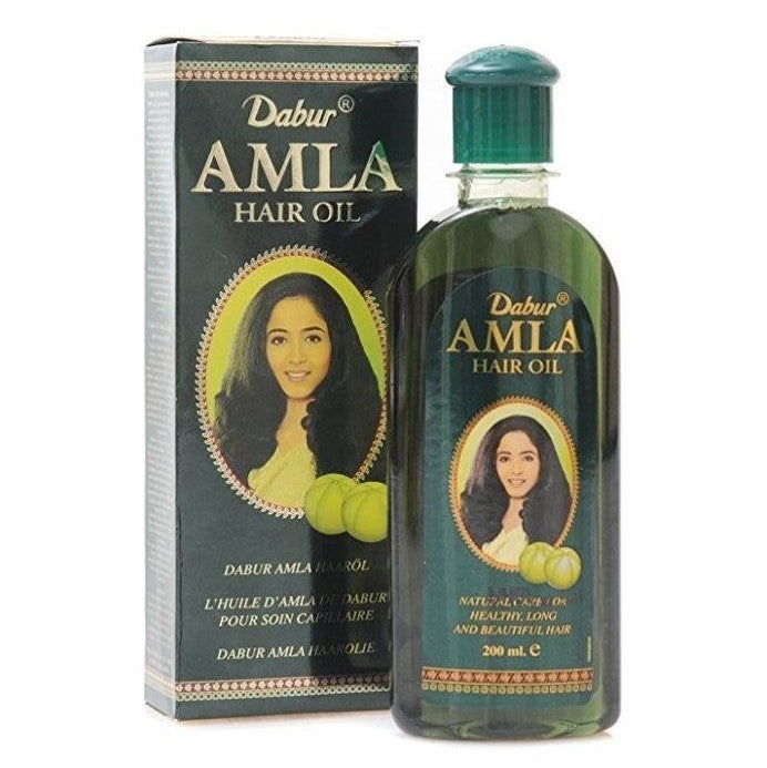 Dabur Amla Hair Oil 200ml - Opnå Sundt og Skinnende Hår - Giv Dit Hår Næring!