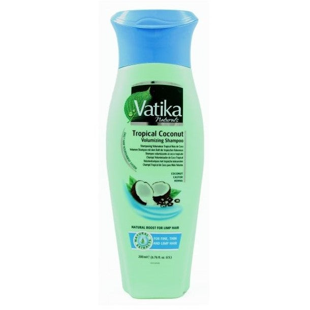 Dabur Vatika Naturals Tropical Coconut Volumizing Shampoo 200 ml