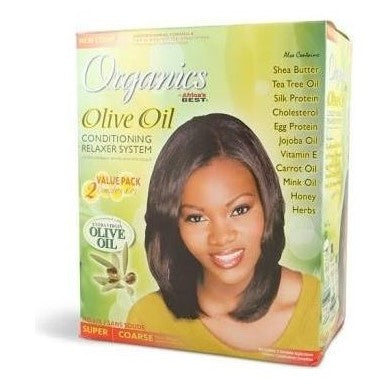 Africas Best Organics Olive Oil Conditioning Relaxer-Super Coarse