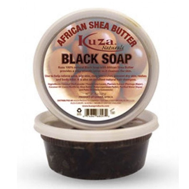 Kuza African Shea Butter Black Soap 227gr