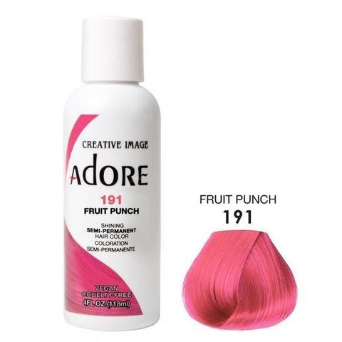 Adore Semi Permanent Hair Color 191 Fruit Punch 118ml