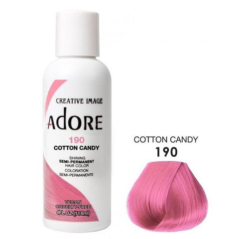 Adore Semi Permanent Hair Color 190 Cotton Candy 118ml