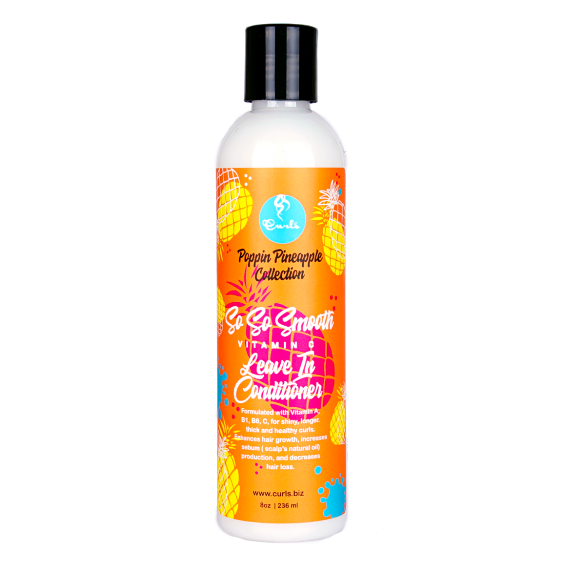 Curls Poppin Pineapple So So Smooth Vitamin C Curl Leave in Conditioner 236ml