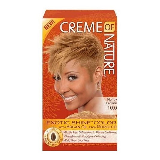 Creme Of Nature Exotic Shine Color With Argan Oil 10.0 Honey Blonde