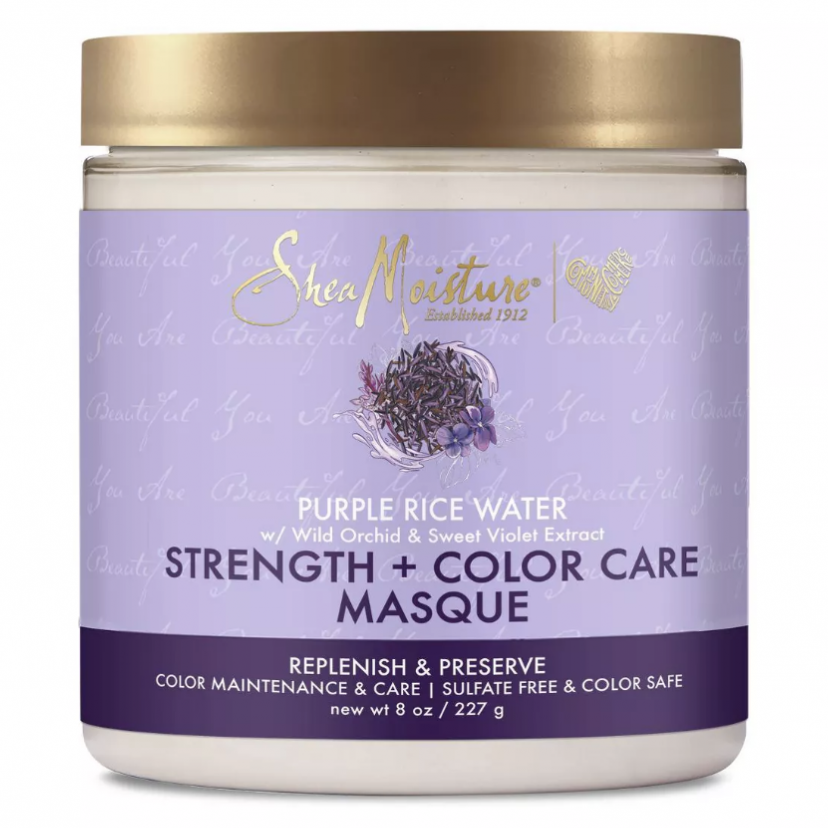 Shea Moisture Purple Rice Water Strength + Color Care Masque 8 oz
