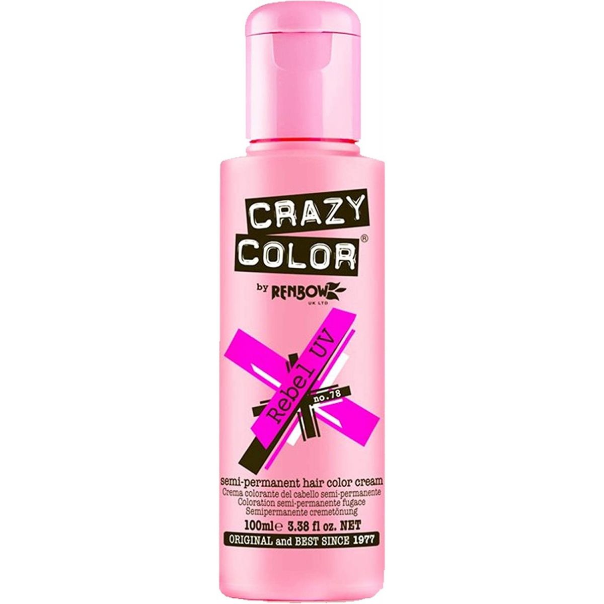 Crazy Color Rebel UV 78 Semi Permanent Hair Color Cream