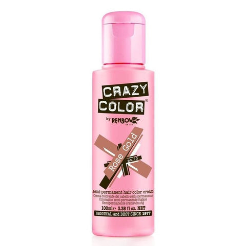 Crazy Color Rose Gold 73 Semi Permanent Hair Color Cream