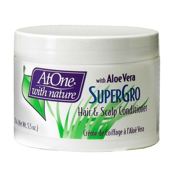 At One with Nature Super Gro Hair & Scalp Conditioner - 5.5oz