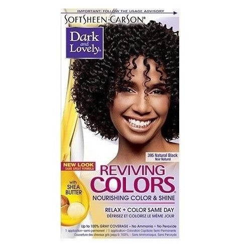 Dark & Lovely Hair Color Reviving Color 395 Natural Black