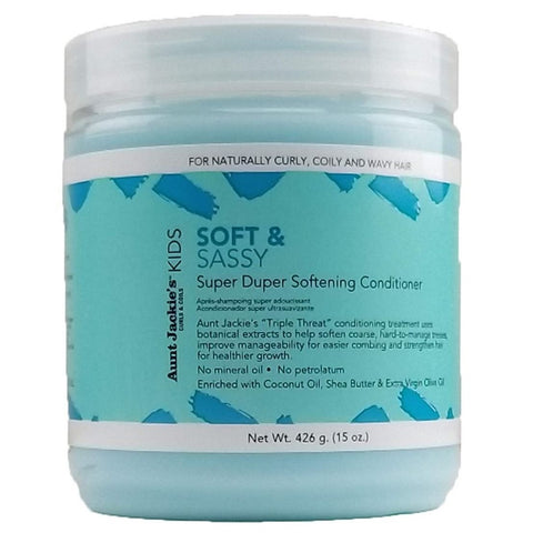 Aunt Jackie's Curls & Coils Girls Soft & Sassy Super Duper Softening Conditioner 426gr