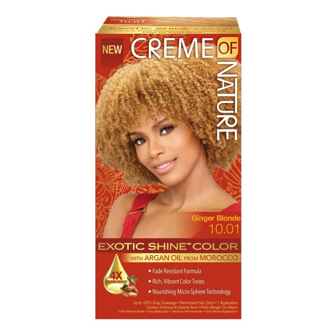 Creme Of Nature Exotic Shine Color With Argan Oil 10.01 Ginger Blond