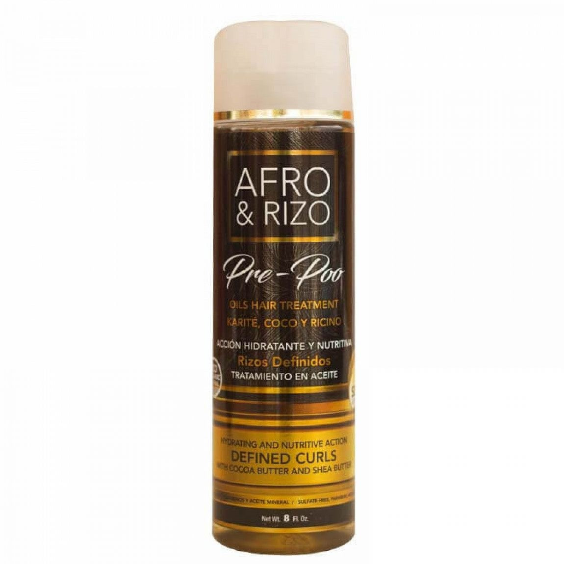 Afro & Rizo Pre-Poo Oil Hair Treatment 8 oz