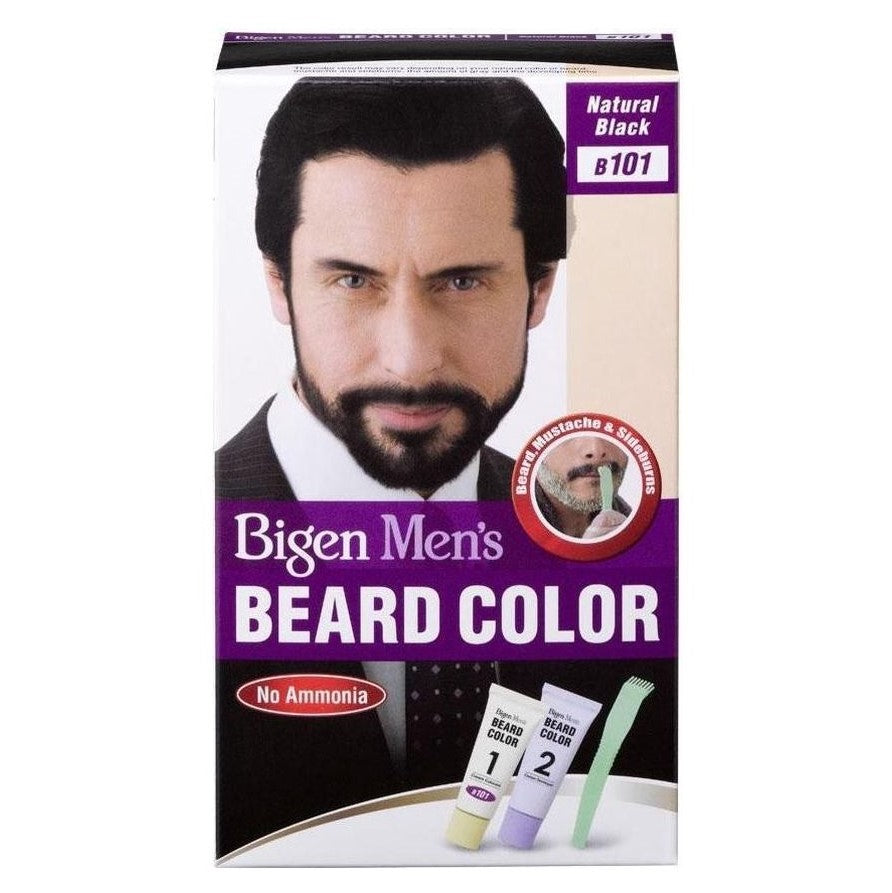 Bigen Men's Beard Colour B101 Natural Black