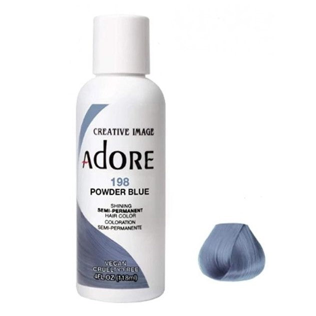 Adore Semi Permanent Hair Color 198 Powder Blue 118ml