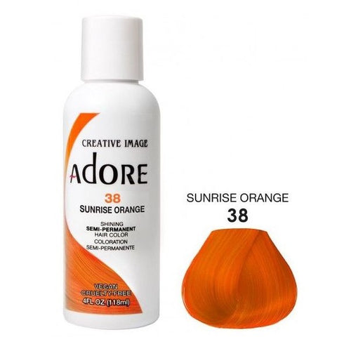 Adore Semi Permanent Hair Color 38 Sunrise Orange 118ml