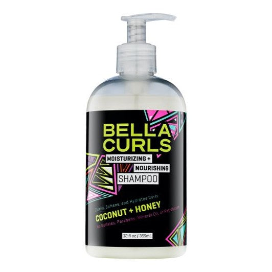 Bella Curls Moisturizing Nourishing Shampoo 12oz / 355ml