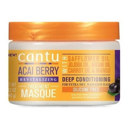Cantu Acai Berry Revitalizing Deep Treatment Hair Masque 12 oz