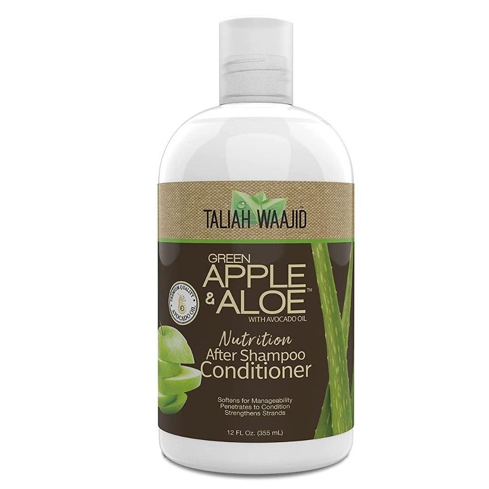 Taliah Waajid Green Apple and Aloe Nutrition After Shampoo Conditioner 12 oz