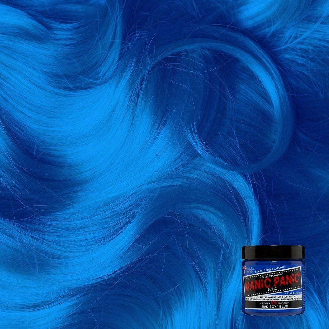 Manic Panic High Voltage Bad Boy Blue Hair Color 118ml