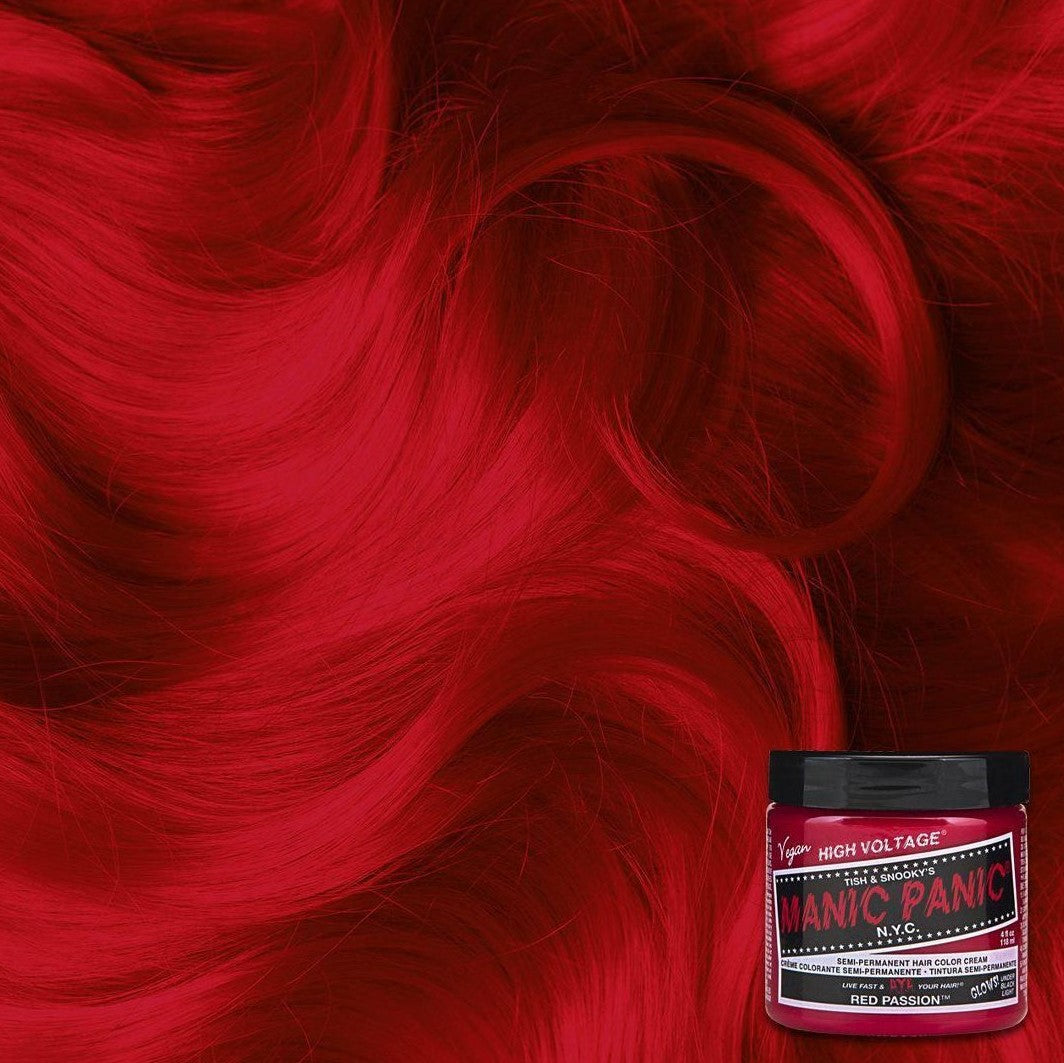 Manic Panic High Voltage Red Passion Hair Color 118ml